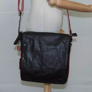 BALLY Shoulder Bag Leather Brown Auth